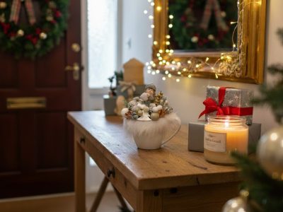 Anna bejárata a Kreatív Kuckó kézzel készített ajtódíszével
